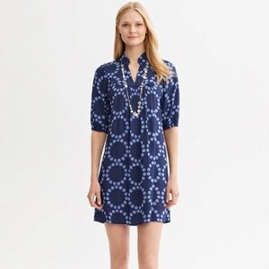 Banana Republic Polka Dot Retro Dress Navy Size 4